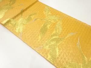 群鶴模様織出し袋帯